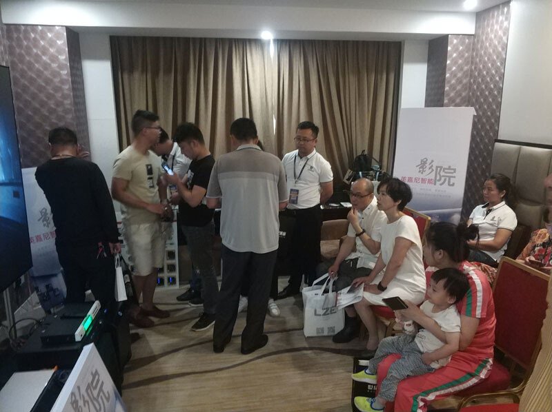 英嘉尼隱形影院音響驚艷亮相2018華中國際視聽展