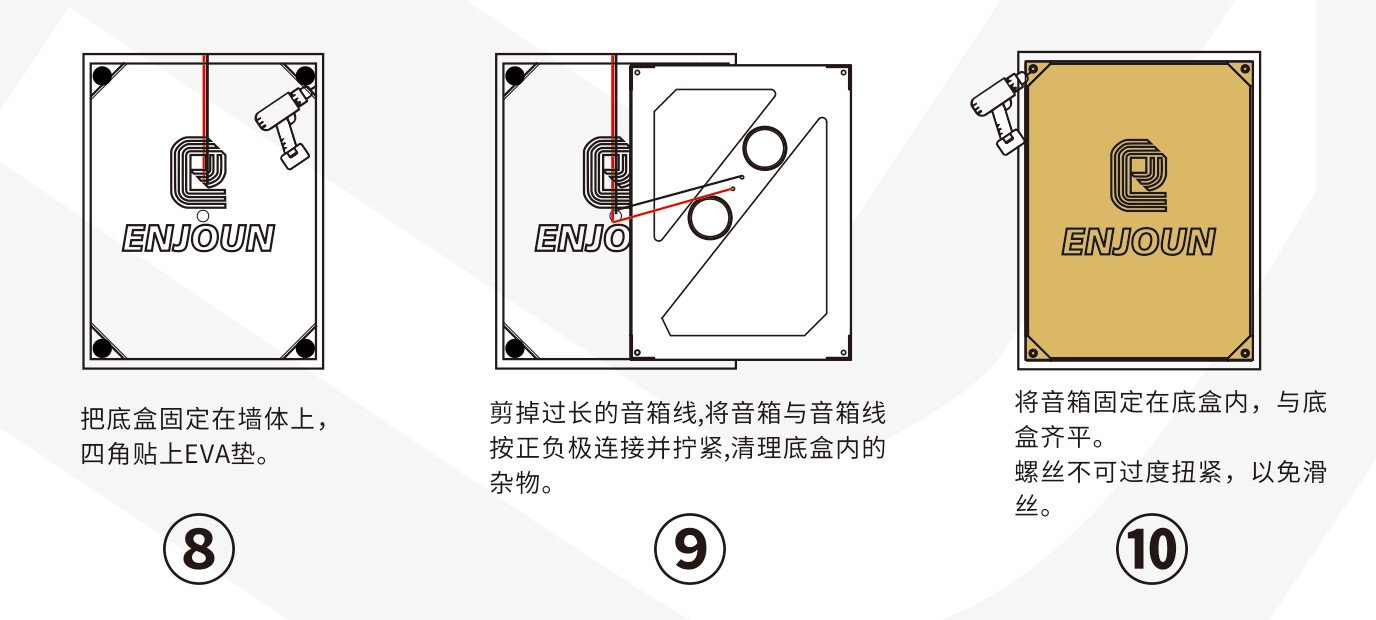 英嘉尼隱形音箱V2安裝圖