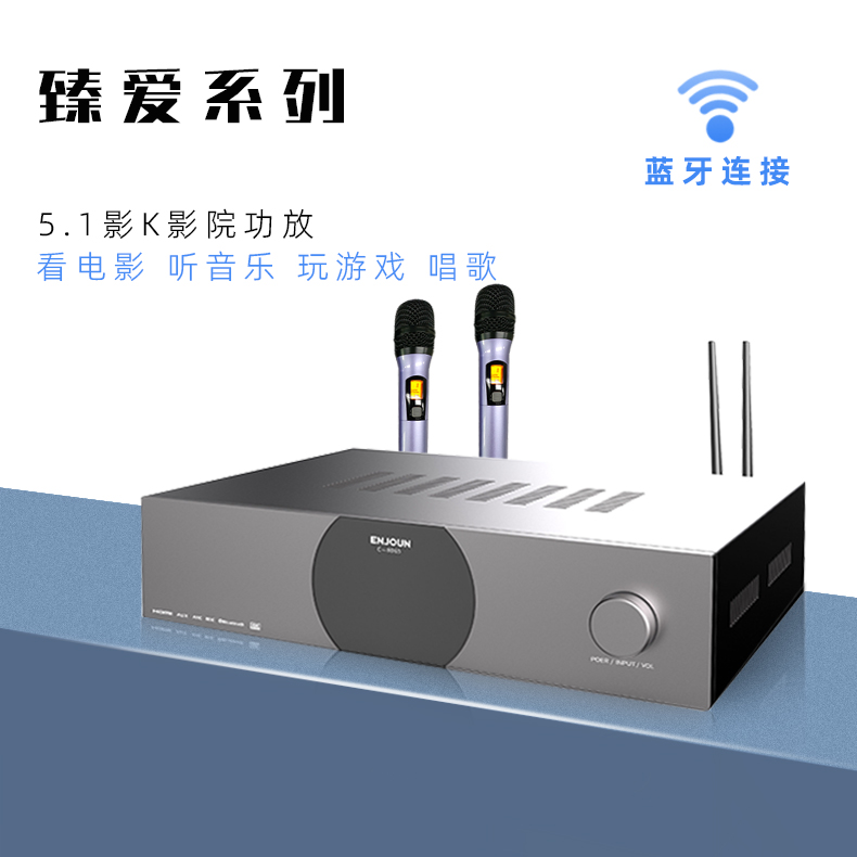 英嘉尼5.1影K功放C-8065