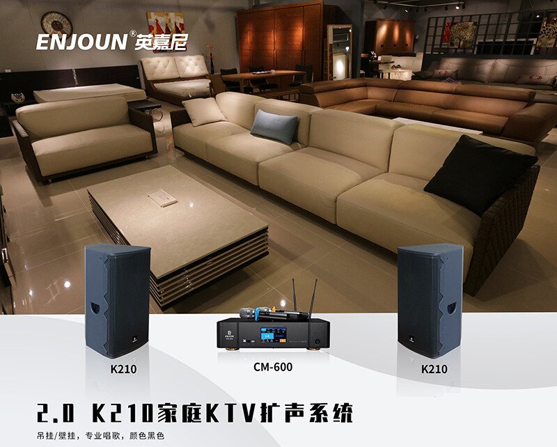 2.0家用卡拉OK音響套裝